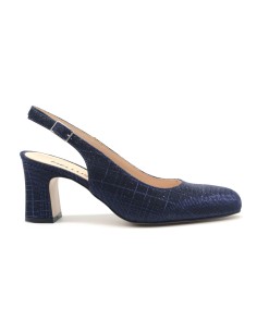 Melluso slingback elegante in tessuto